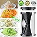 Homitt Vegetable Spiral Slicer Spiralizer, Zucchini Pasta Noodle Spaghetti Maker