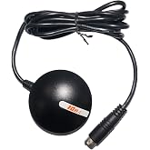GlobalSat BR-355N-10Hz GPS Receiver (Black), Made in Taiwan