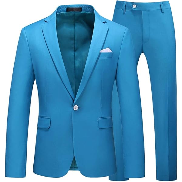 スーツ beautiful people jacket&pants mens LUCCI Men's Navy Blue 2-Button Classic-Fit Poplin Polyester