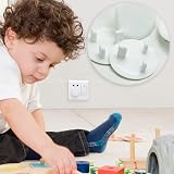 SZXMDKH 22 Pack UK Plug Socket Covers White Child Safety Protectors Cast ABS view 6