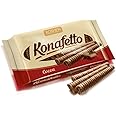 Roshen Crispy Flavorful Wafer Rolls "Konafetto" with Cocoa-Cream Filling, 4.94oz/140 grams
