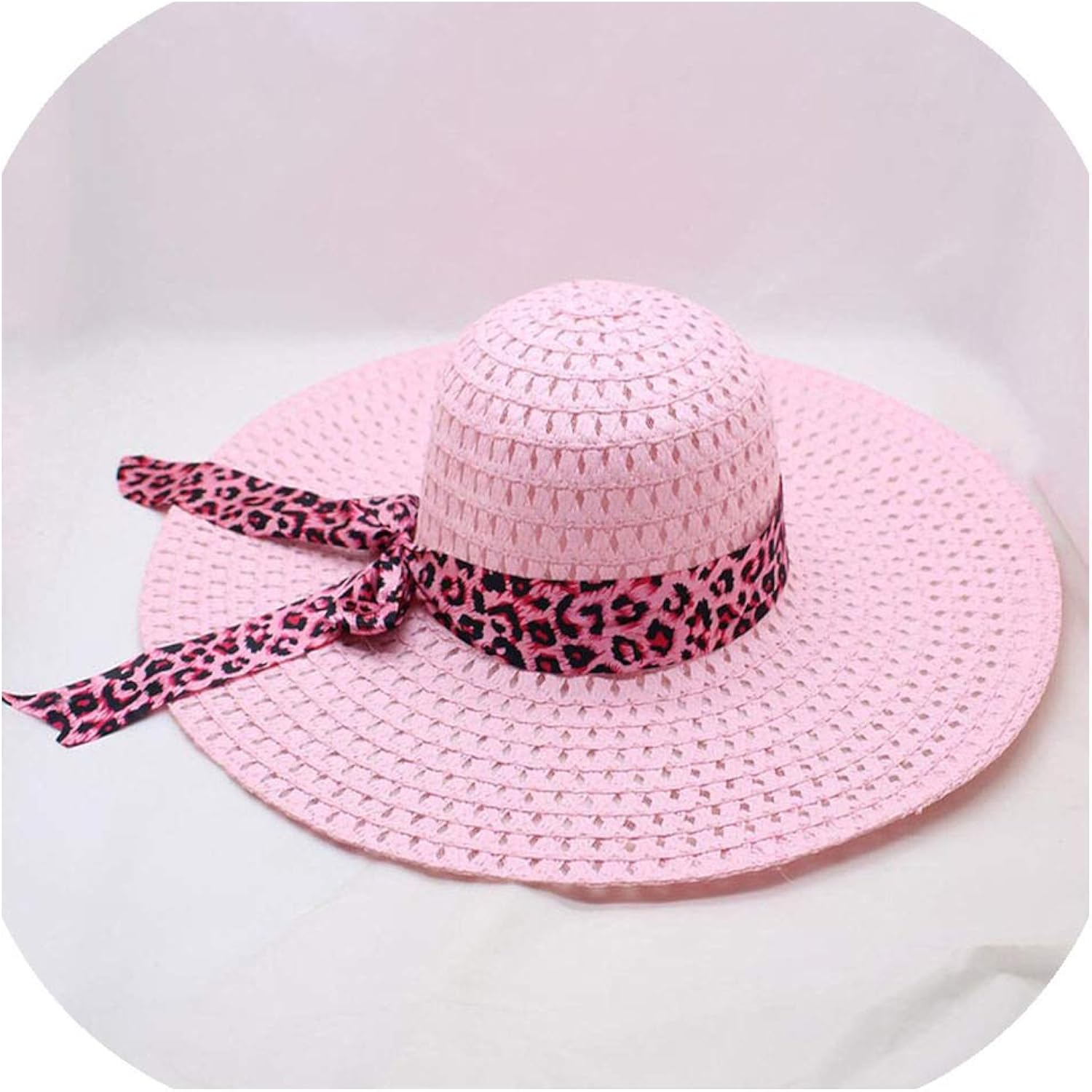 leopard print floppy hat