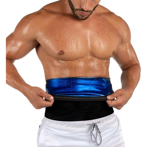 Amazon.com: HEATTRAP Fat Burner Belt Black - Heat Trapping Sweat