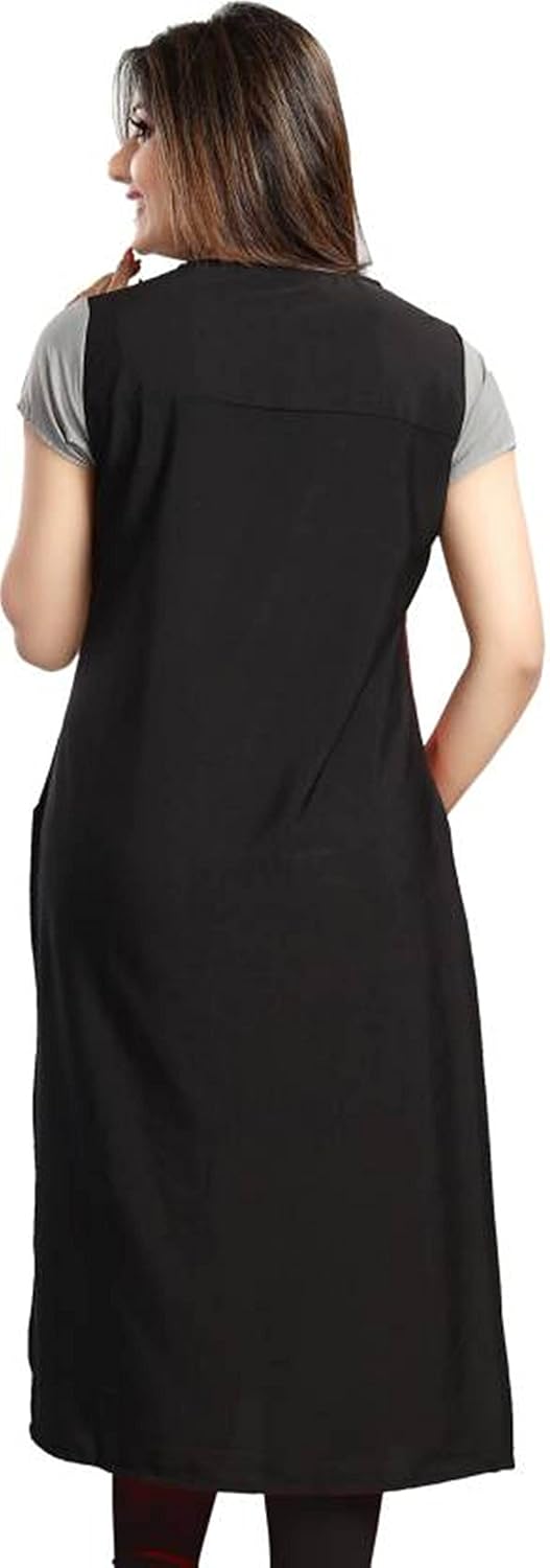 purple fashion women's solid straight kurta