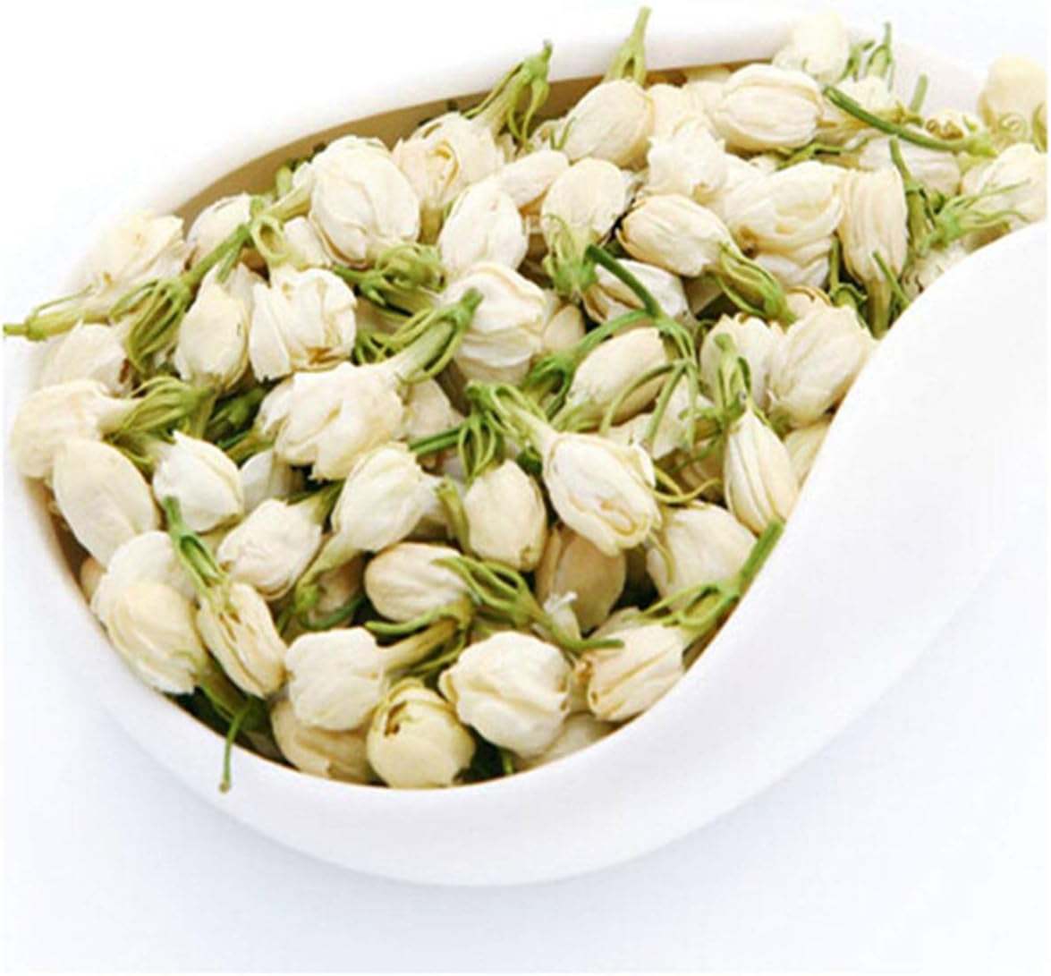 Amazon 100％天然オーガニックハーブティージャスミンの花茶ジャスミンの香りのよい緑茶 50g（0.11LB）グリーンティー中国茶