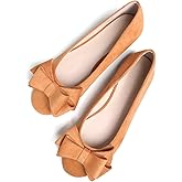 Stunner Women's Dress Flats Cute Round Toe Bowknot Flats Comfortable Ballet Flats Casual Slip On Flat Shoes2