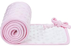 KIDJOY Upgraded Crib Guardrail Covers for Teething, 3-pcs Soft Cotton Anti-Collision Strip Corner Cover, Crib Teething Rail Cover Fits Full-Size Crib, Rail Edge Protector Strip, Reversible, Pink/White