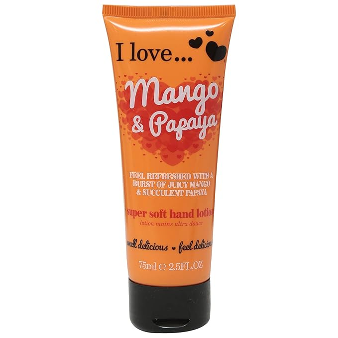 I Love... Mango & Papaya Super Soft Hand Lotion 75ml Amazon.co.uk Beauty