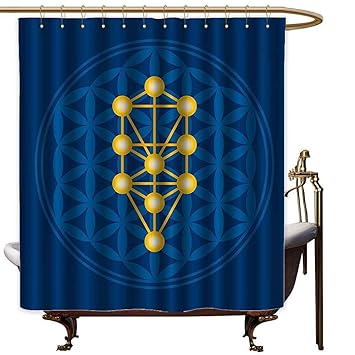 Amazon Com Shower Curtains Neutral Egyptian Spiritual Symbol Over
