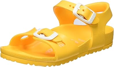 yellow birkenstocks eva