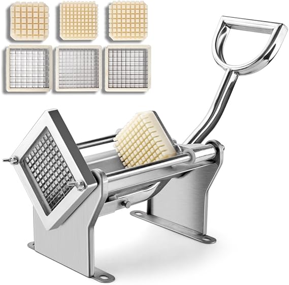 Flexzion Potato Slicer French Fry Vegetable Fruit Cutter