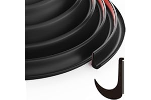 SOFYBAE 40FT RV J-Shape Rain Gutter,Self-Adhesive RV Rain Gutter Drip Rail for Water Control,Flexible RV Trim Molding for Car