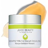 Juice Beauty Green Apple Peel Full Strength Exfoliating Face Mask - 60 mL | Vegan &amp; Organic AHA Peel Off Pore Minimizer With Glycolic Acid, Lactic Acid &amp; Vitamin C For Blemishes &amp; Even Skin Tone