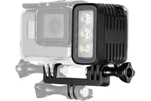 Camera Fill Light, Suptig Diving Light High Power Dimmable Waterproof LED Video Light Night Light Underwater Light Waterproof