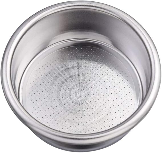 54mm Coffee Portafilter Basket, Double Cup Coffee 54mm Single Wall Non