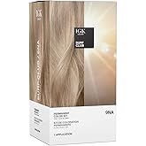 IGK Permanent Hair Dye Color Kit | 9NA Surf Club - Light Cool Blonde | 100% Gray Color Coverage + Strengthen + Shine | Ammonia Free