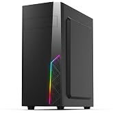 Zalman T8 ATX Mid-Tower Desktop Computer Gaming PC Case | 5.25&rdquo; ODD Support, RGB Lighting Strip with Control Button, 1x 120mm Rear Fan, USB 3.0
