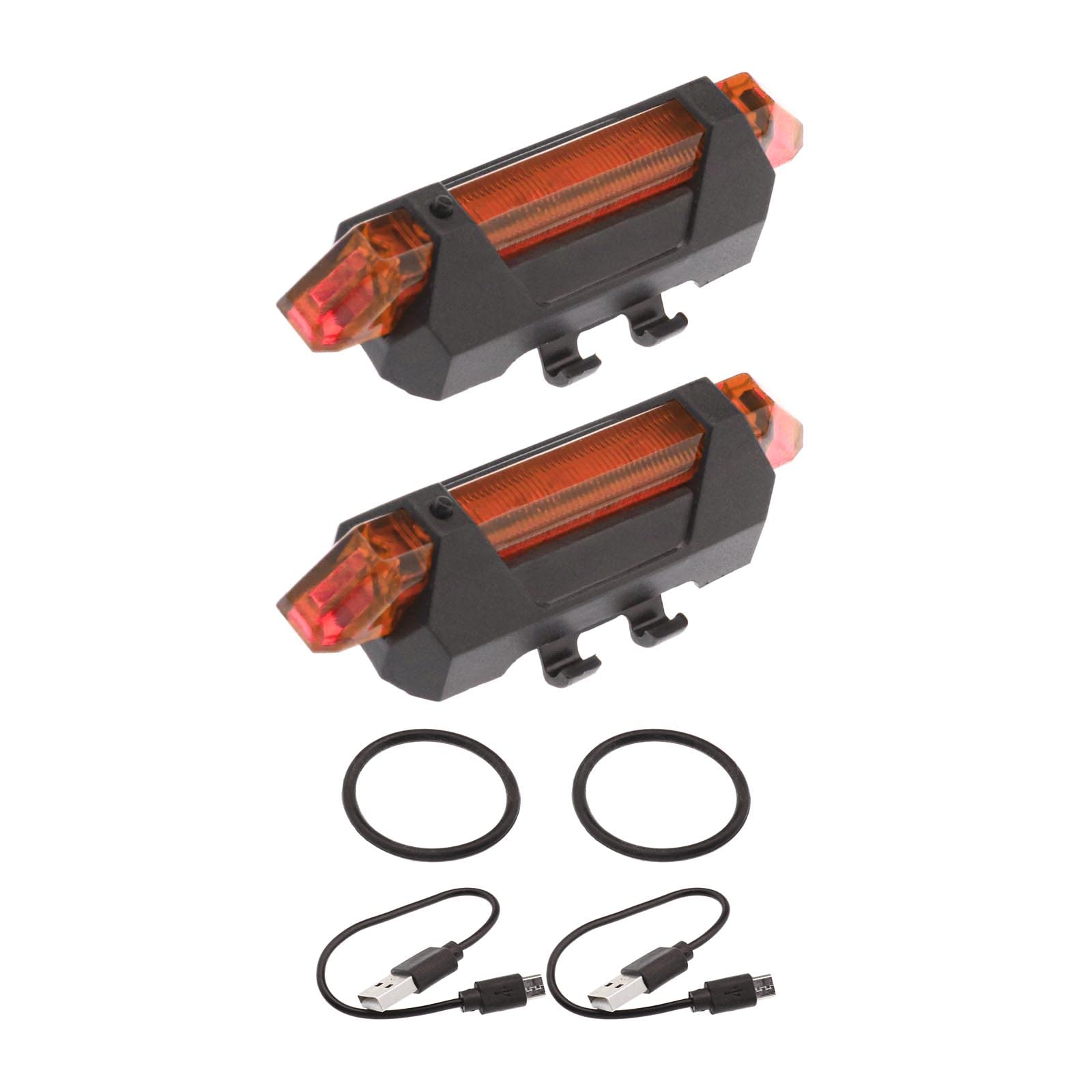 OTOTEC 2PCS Warning LED Strip Flashlight Bar Lamp Night Cycling Safety Decoration Light Scooter Parts Compatible with Xiaomi m365 pro 1s pro2 Electric Scooter, Red