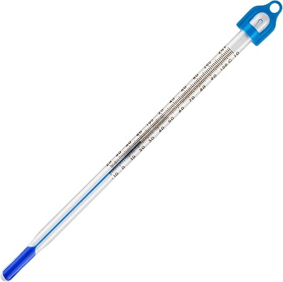 Thermometer World Glass Water Thermometer -10 to +110C 155mm Lab Scientific UK