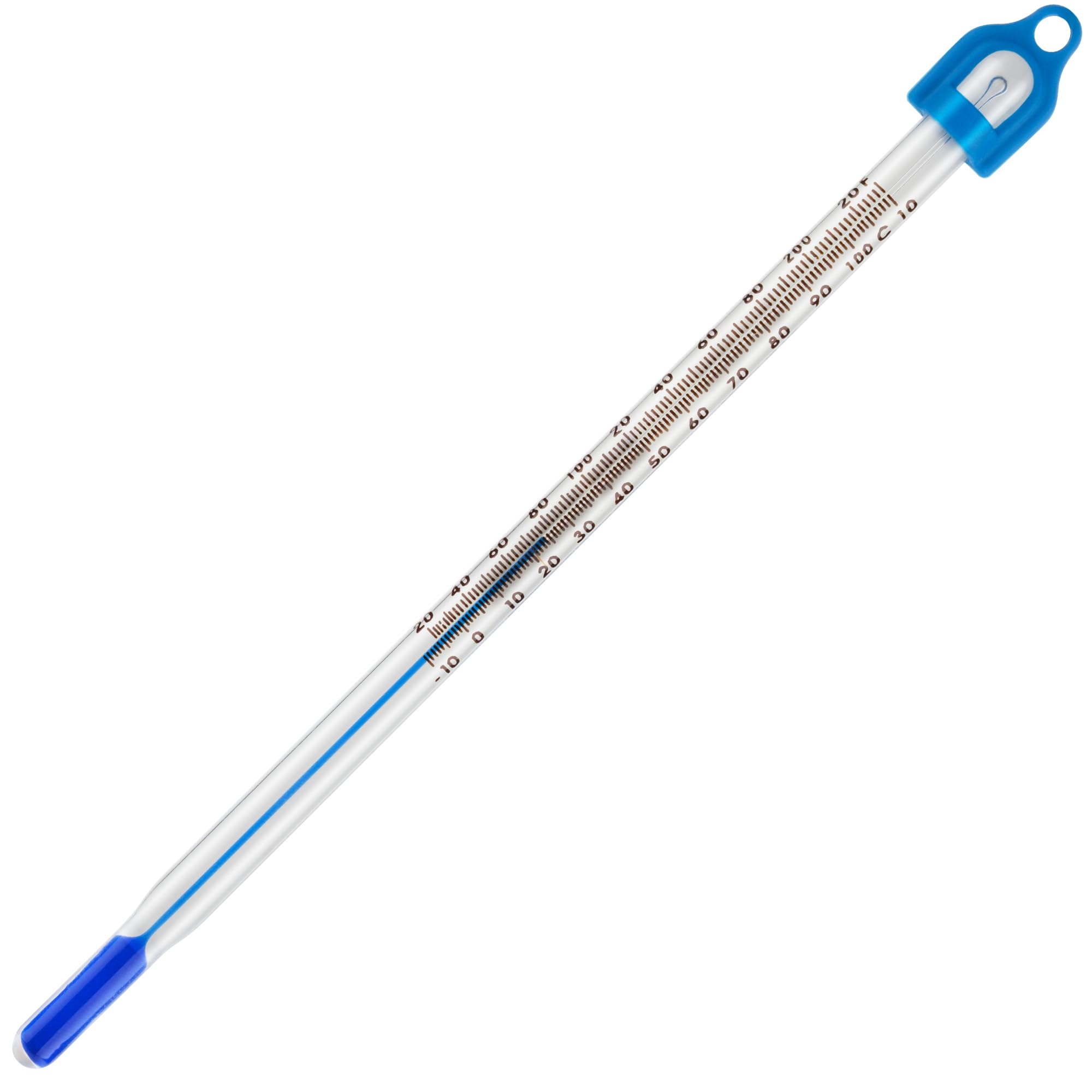 Glass Thermometer -10 to +110 155 mm Water Temperature Thermometer Lab & Scientific Products for Measuring Water Liquid Home Brew Wine and Beer or for Laboratory Lab Scientific Use Made in UK