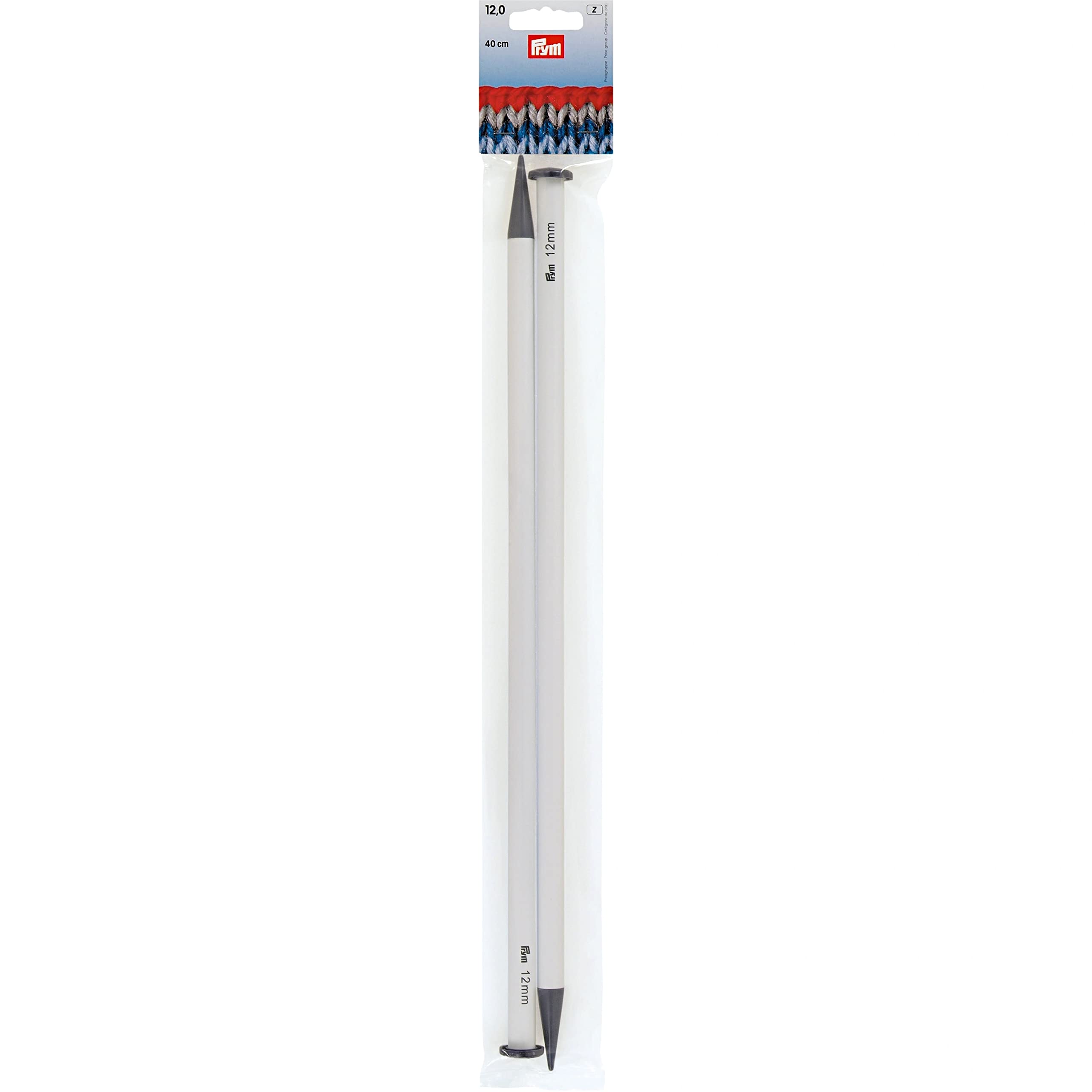 Prym - Plastic Single-Pointed (40cm, 12.00mm) Knitting Needle - 1 Unit — image 1