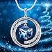 Sue's Secret Circle Pendant Necklace Jewelry with Crystals from Swarovski