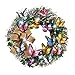 Collections Etc LED Lighted Butterfly Wreath