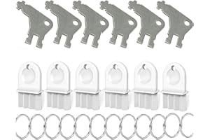 ANGJINY 12-Pack Paper Towel Dispenser Key Set - Heavy-Duty Plastic & Metal Commercial Restroom Keys for Universal Dispenser Access (Office/Hotel/Restaurant Use)