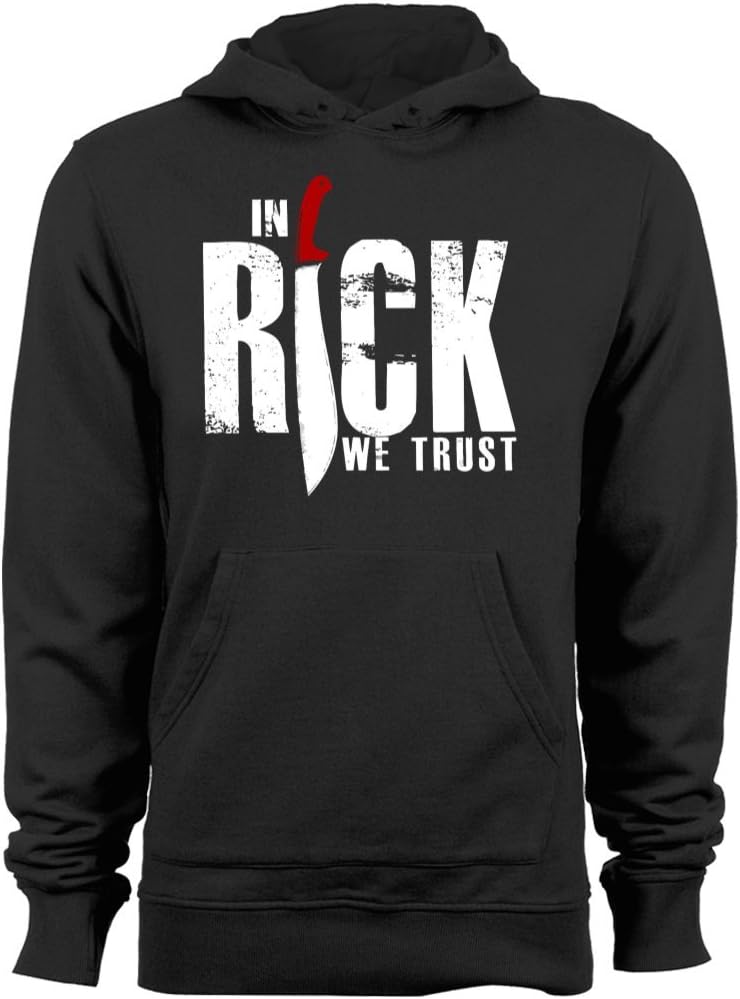 In Rick We Trust The Walking Dead Rick Grimes Mens & Womens graphic hoodies
