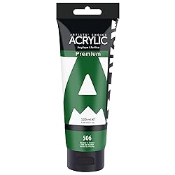 AUREUO Hooker's Green Acrylic Paint, 4 Fl Oz