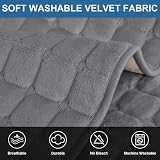 GKXLH Soft Flannel Sofa Covers 70x150cm Non-Slip 1/2/3 Seater Grey view 8