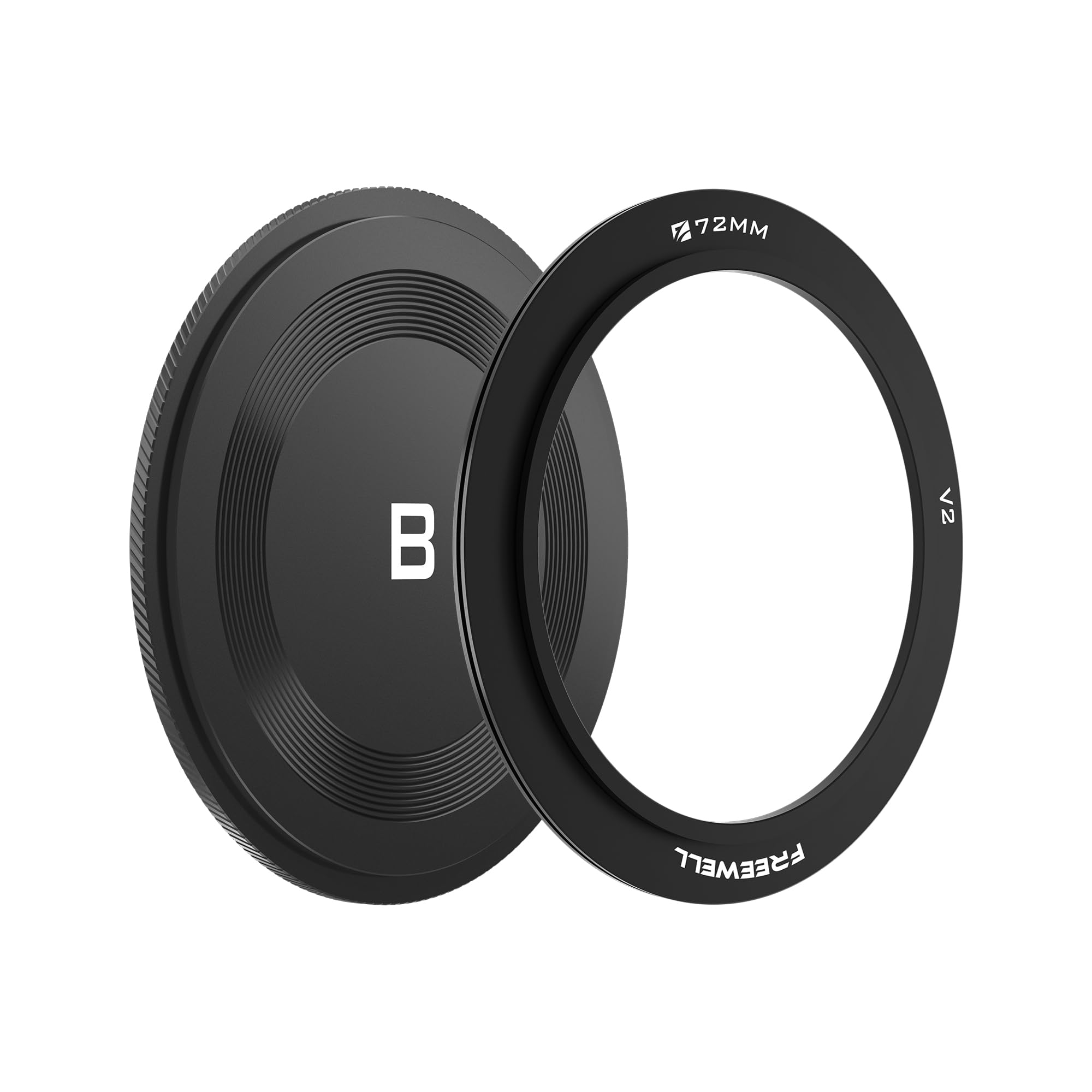 Freewell 72mm Adapter Ring with Back Cap for V2 Series