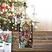 Nativity Rotating Candle Holder with Silver Spinning Angels - Holy Family Christmas Candle Spinner - Tea Light Candle Included - 6