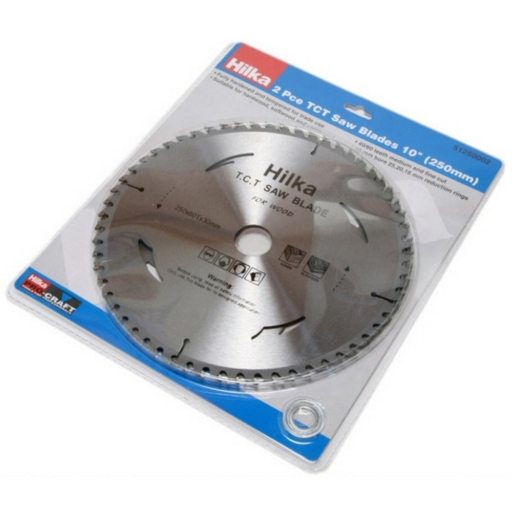 Hilka 51250002 10-inch Pro Craft TCT Saw Blade,Silver