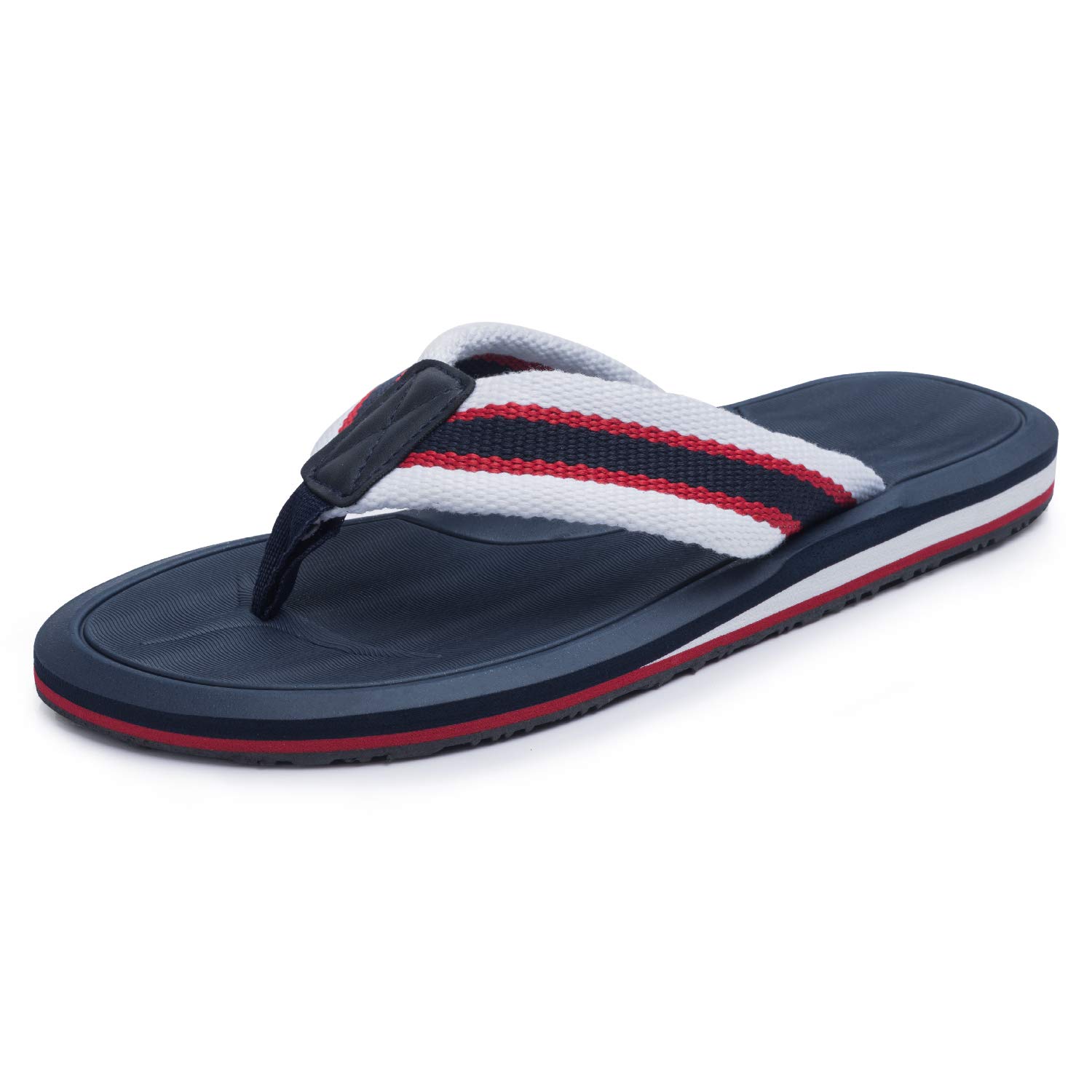 Mens Flip Flops Cavans Strap Sandals with Soft Arch Support UK Size 6-12