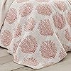 Laura-Ashley-Coral-Coast-Collection-Quilt-Set-Ultra-Soft-All-Season-Bedding-Reversible-Stylish-Coverlet-with-Matching-Shams-King Laura Ashley | Coral Coast Collection | Quilt Set-Ultra Soft All Season Bedding, Reversible Stylish Coverlet with…