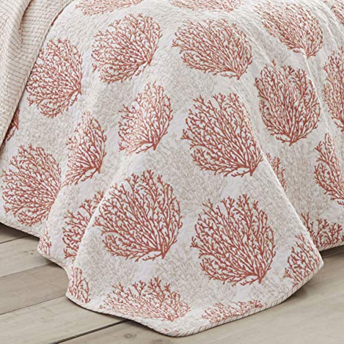 Laura-Ashley-Coral-Coast-Collection-Quilt-Set-Ultra-Soft-All-Season-Bedding-Reversible-Stylish-Coverlet-with-Matching-Shams-King Laura Ashley | Coral Coast Collection | Quilt Set-Ultra Soft All Season Bedding, Reversible Stylish Coverlet with…