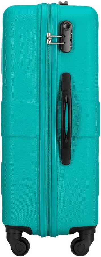 WITTCHEN Robusto set di valigie in 3 pezzi da valigetta rigida in ABS  Wittchen Carrello 4 ruote con serratura a combinazione S-M-L-Set Turchese  Set di valigie urban-earth.co.uk