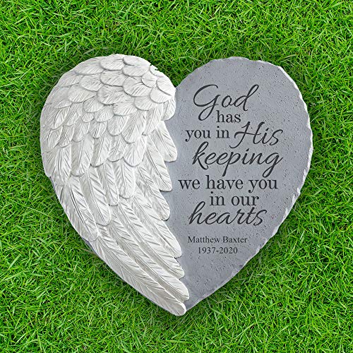 Let's Make Memories Personalized Memorial Stepping Stone Sympathy