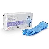 McKesson Confiderm 6.5CX Nitrile Exam Gloves -, Latex-Free, Chemo Tested, Non-Sterile - Blue, 100 Count, 1 Box