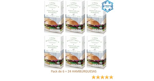 LINDA McCARTNEY Hamburguesas Vegetarianas 200GR Congelado VEGANO ...