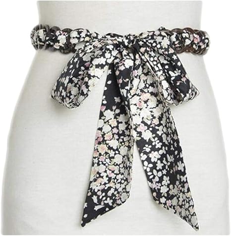 Amazon Co Jp 男性用ベルト 織木製リング飾りベルト人格タイで新エスニックスタイルのヴィンテージパターン手作りの絹の布 女性用ベルト Color 02 Size 135 175cm ホーム キッチン