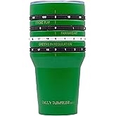 Tally Tumbler Golf Stainless Steel Cup, 30 oz Leak Proof Lid, Double Wall Insulation, Golf Tumbler with Score Keeping Counter (Divot Green)