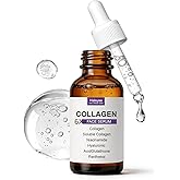 Anti-Aging Collagen Face Serum with Niacinamide & Glutathione – Firming, Deep Hydrating & Brightening Serum with Hyaluronic Acid for Improving Appearance of Fine Lines, Wrinkles & Skin Elasticity