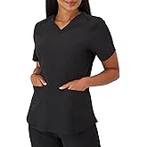 Hanes Womens Scrubs Healthcare Top with V-Neckline, Moisture-Wicking Stretch Scrub Shirts