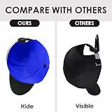 Kasoud 10PCS Adhesive Hat Hooks Wall Mounted Baseball Cap Holder No Drilling view 5