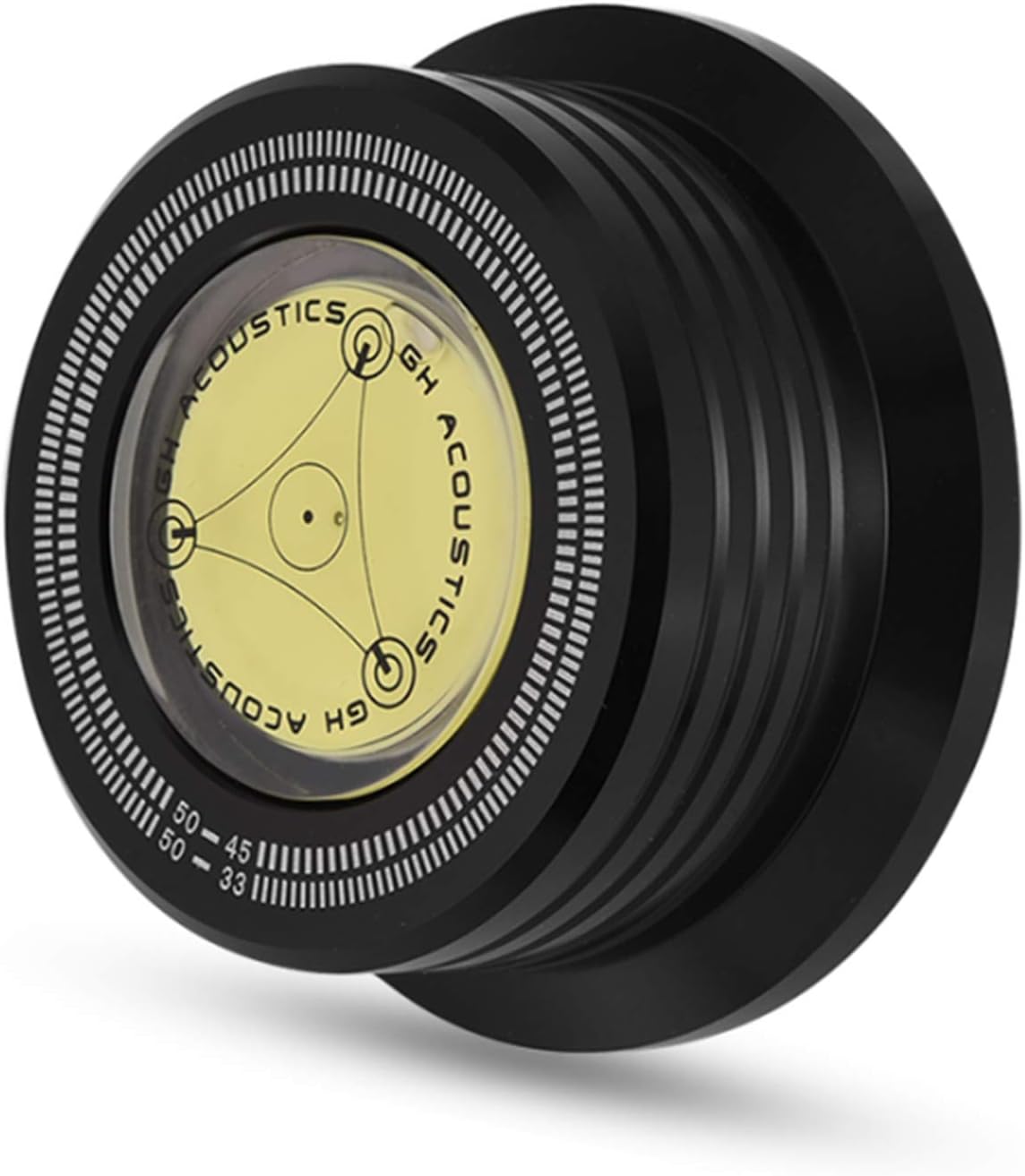 Sutinna Disc Record Stabilizer 50Hz Turntable Level HiFi for Vinyl Record Player(black)