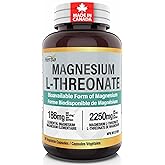 Herba Magnesium L-Threonate – 2,250mg of Magnesium L Threonate Per Serving (3 Capsules) - 186mg of Elemental Magnesium | Bioa
