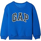 GAP boys Oversized Crewneck Logo Sweatshirt