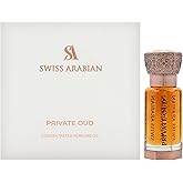 Swiss Arabian Private Oud - Luxury Products From Dubai - Long Lasting, Addictive Personal Perfume Oil Fragrance - A Seductive Signature Aroma - 0.4 Oz | Long Lasting, Addictive, Fragrance